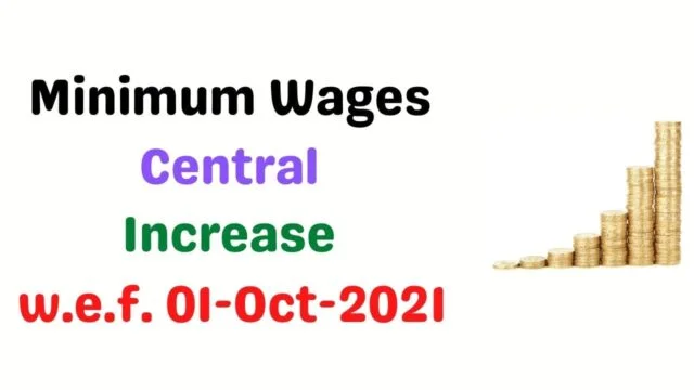 Minimum Wages In Central-Oct 2021