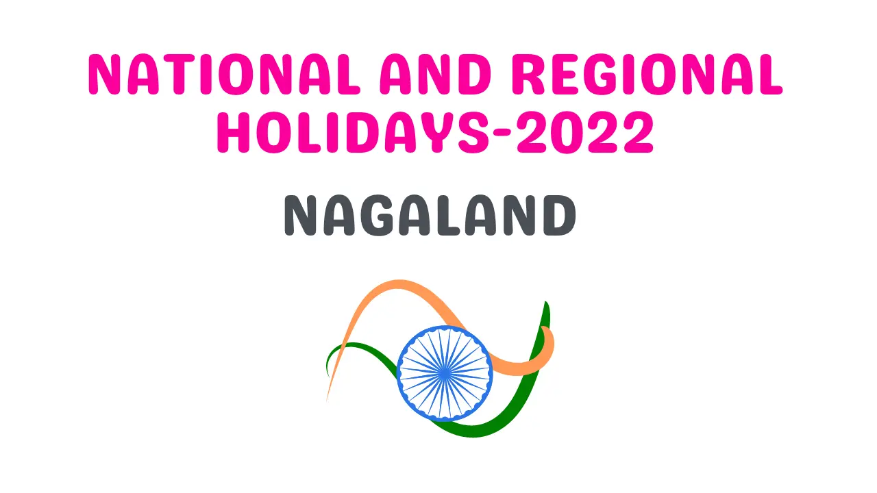 National And Regional Holidays 2022-Nagaland