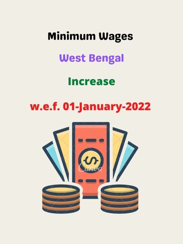 Minimum Wage 2024 January West Bengal