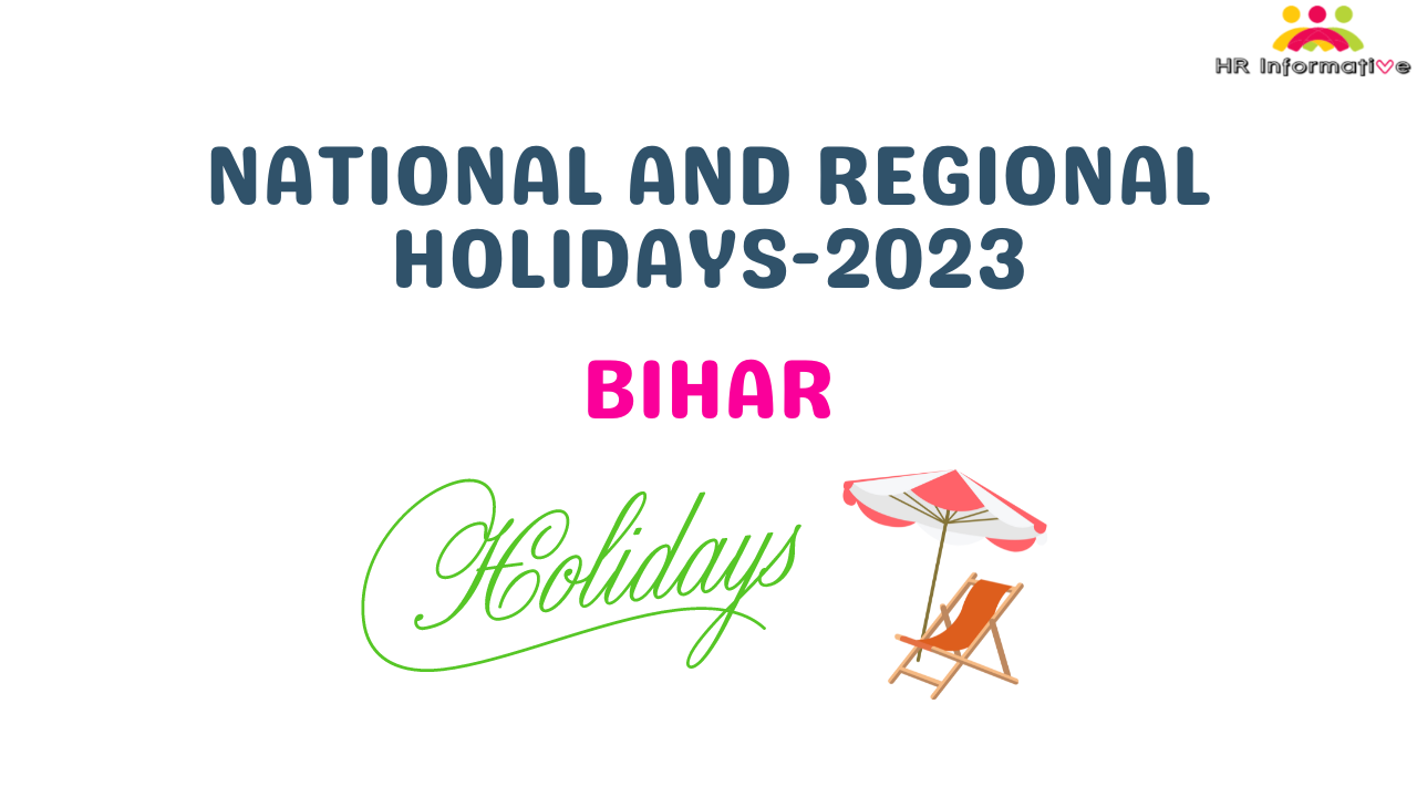 National and Regional Holidays List of Bihar in 2023