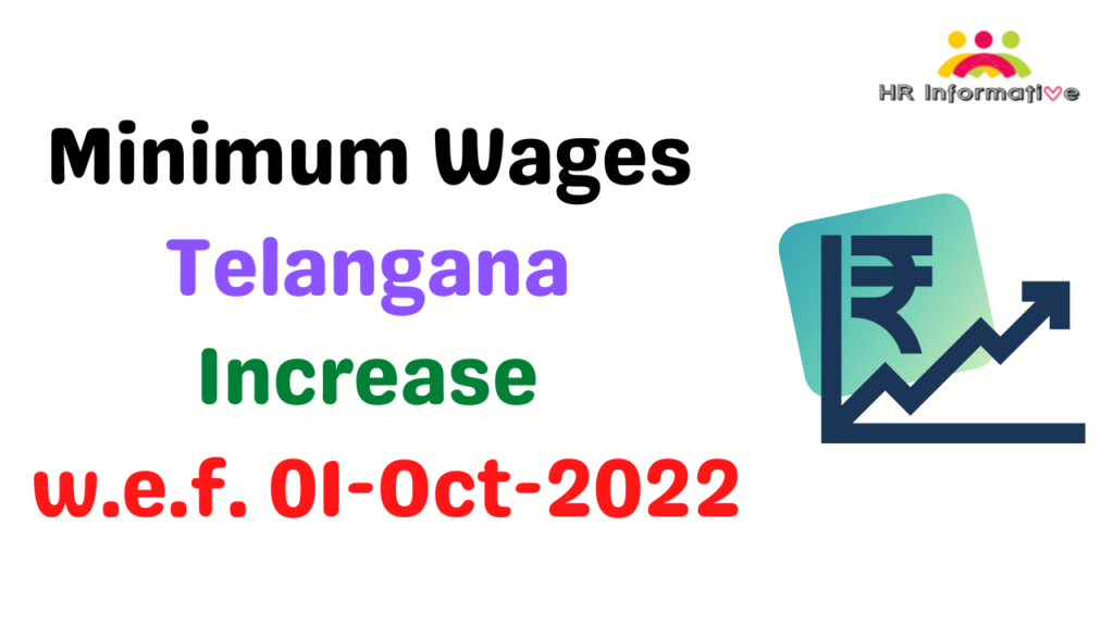 Minimum Wages in Telangana October 2022