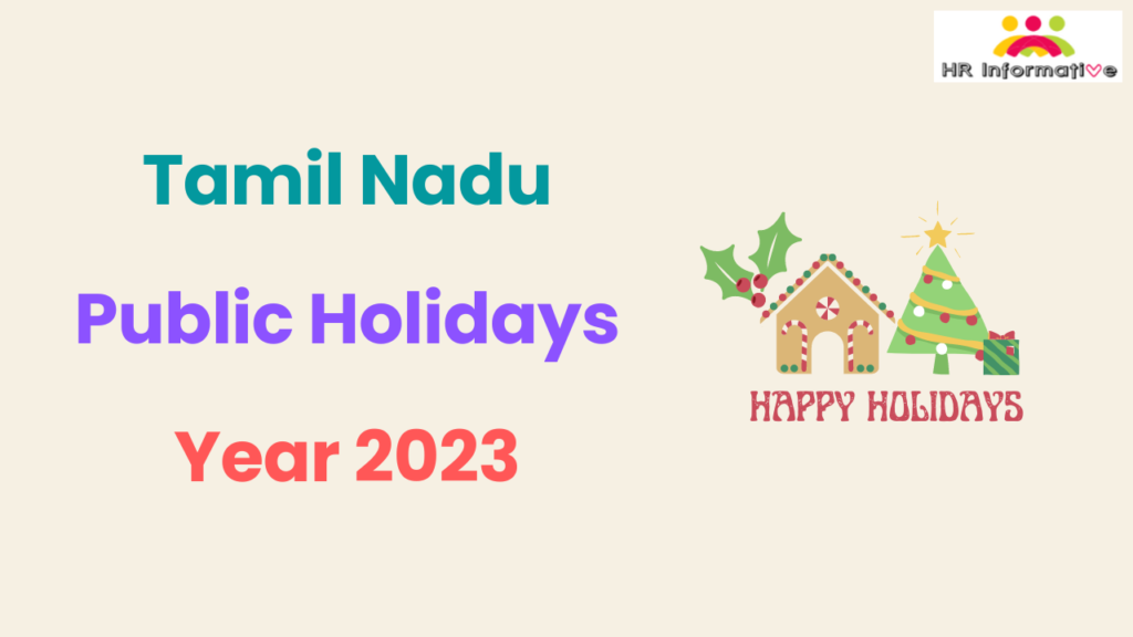 Public Holidays-Tamil Nadu-Year 2023