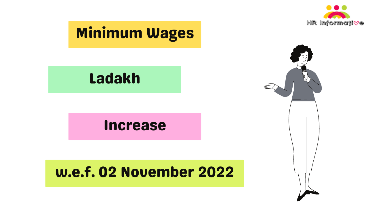 Minimum Wages in Ladakh November 2022