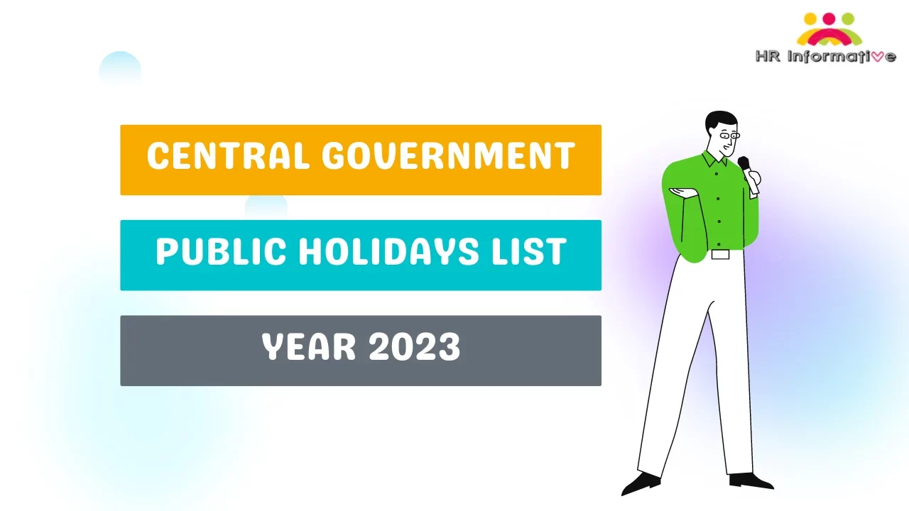 Central Government Holidays List 2023