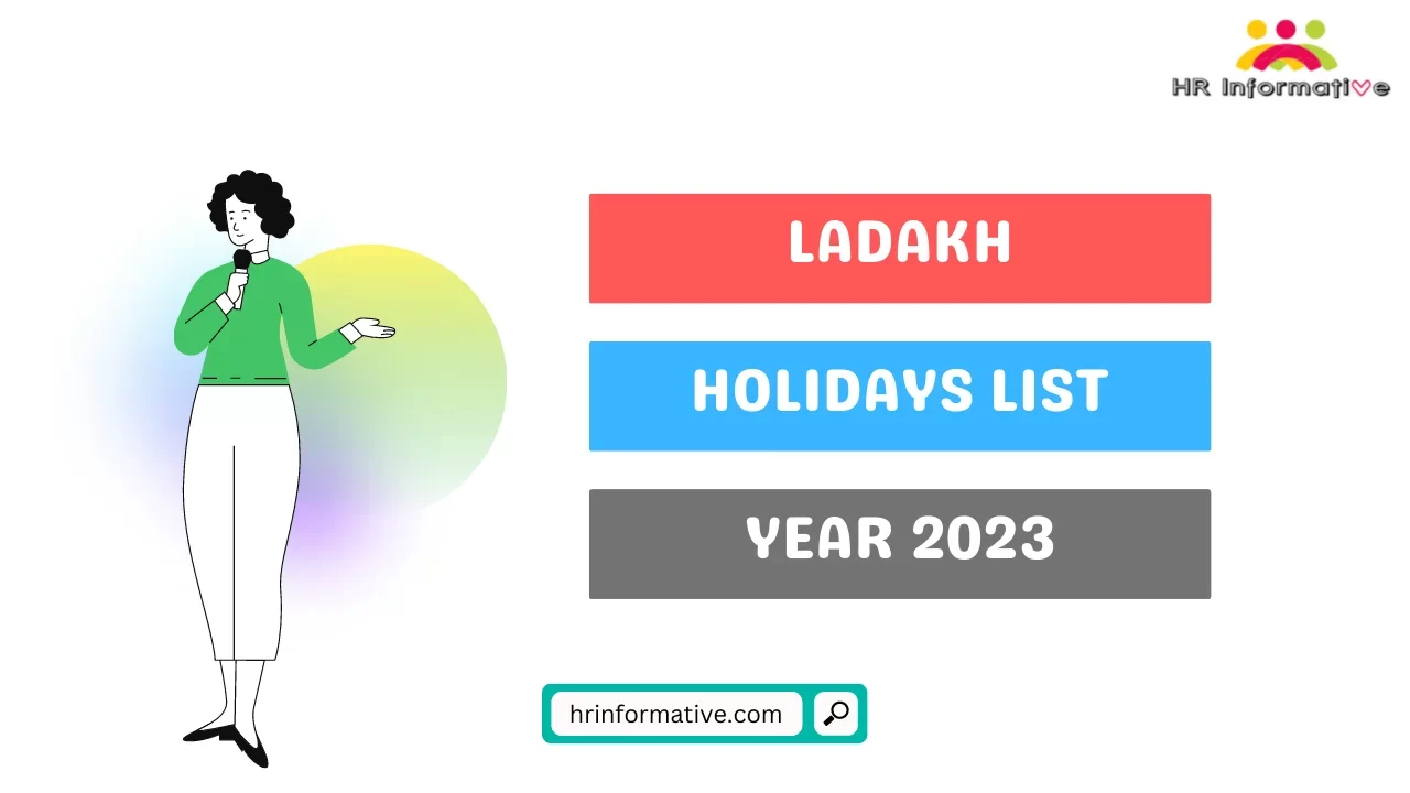 Ladakh Holidays List 2023