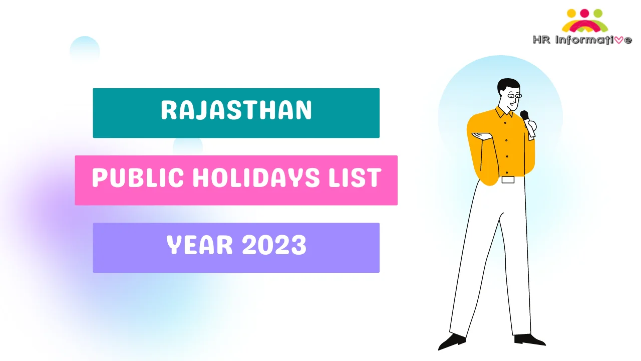 Rajasthan Public Holidays List 2023