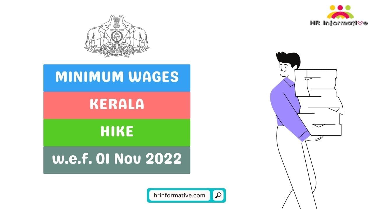 Minimum Wages in Kerala Hike From 01 November 2022