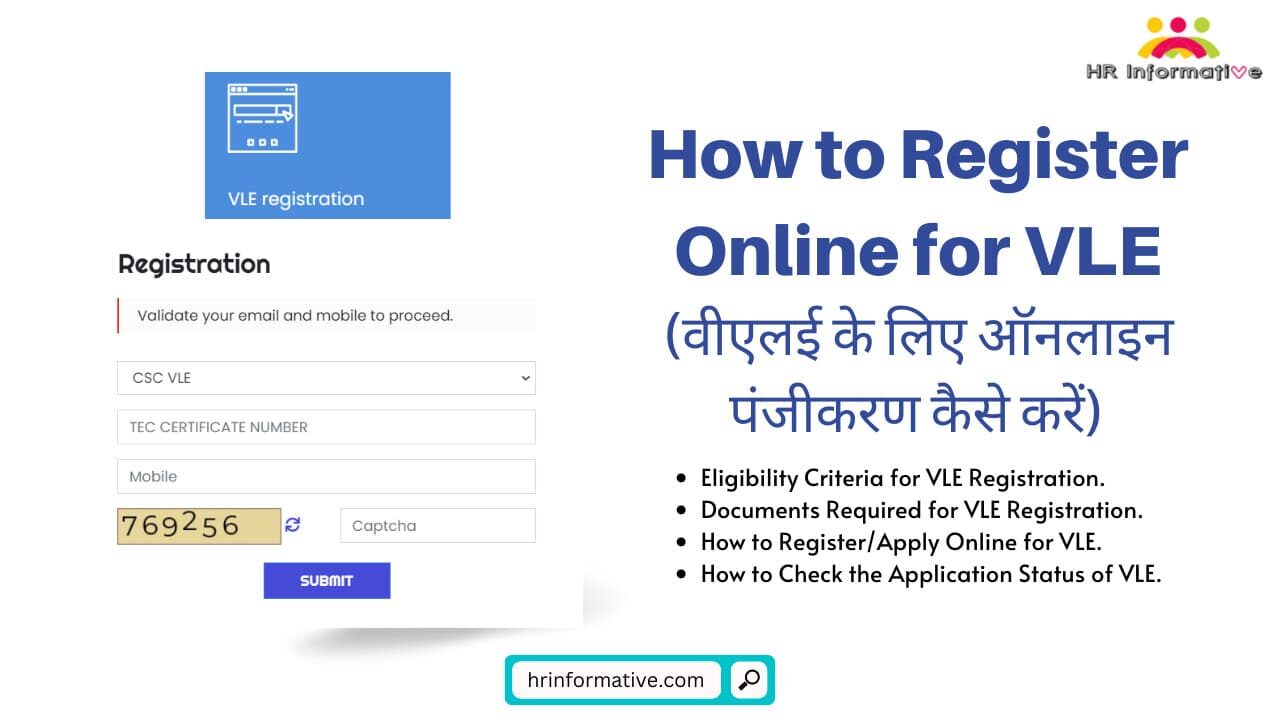 How to Register Online for VLE