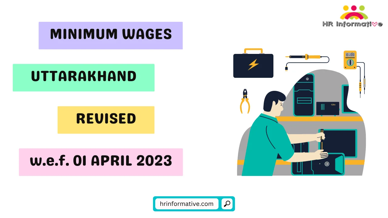 Minimum Wages in Uttarakhand Revised April 2023