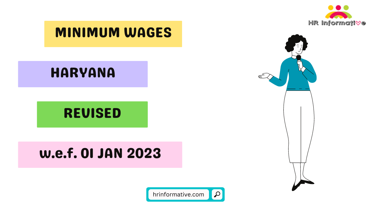 Minimum Wages in Haryana Revised January 2023 » HR Informative HR