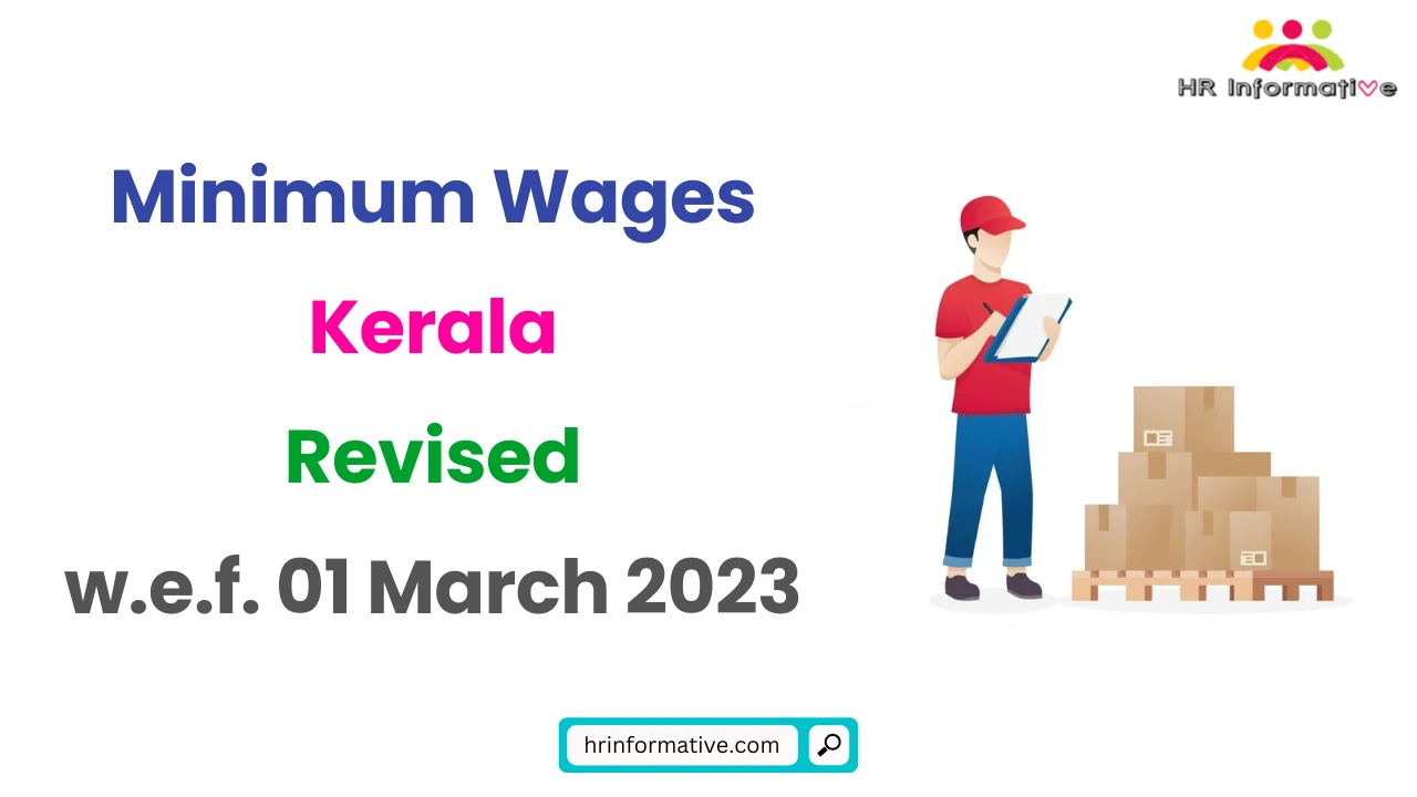 Minimum Wages in Kerala Revised March 2023 Kerala Minimum Wages