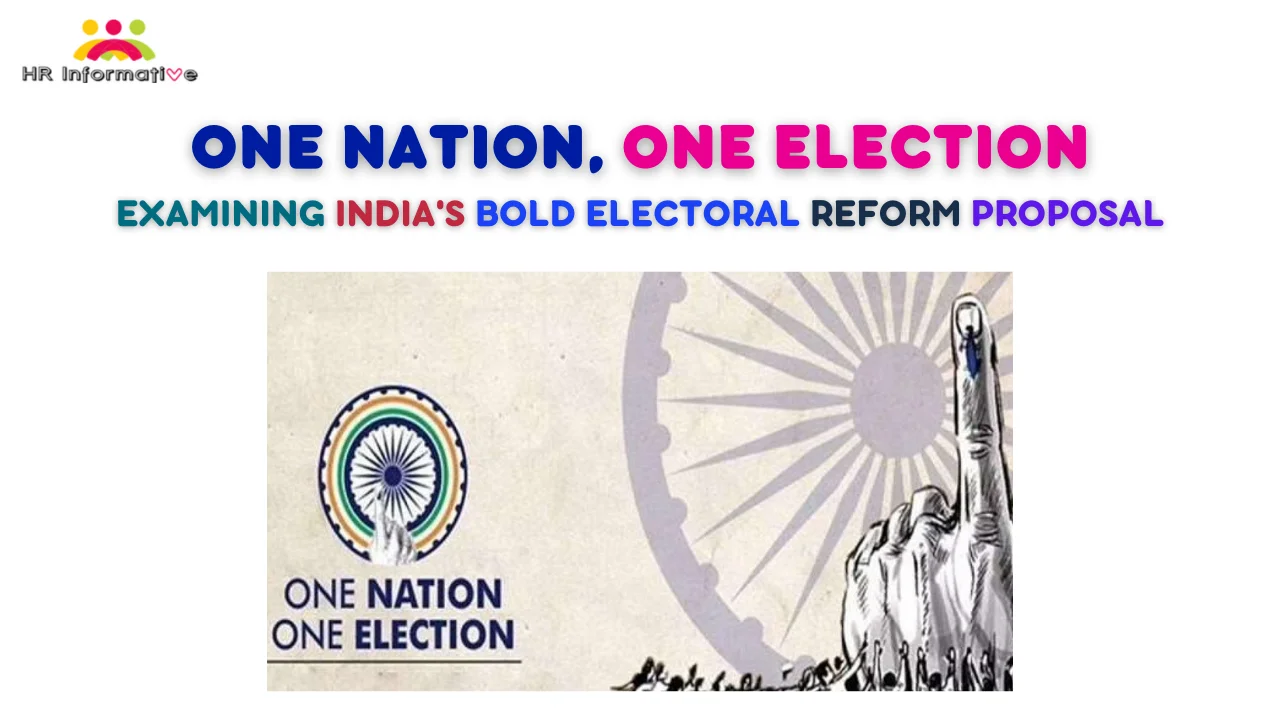One Nation, One Election: Examining India's Bold Electoral Reform Proposal