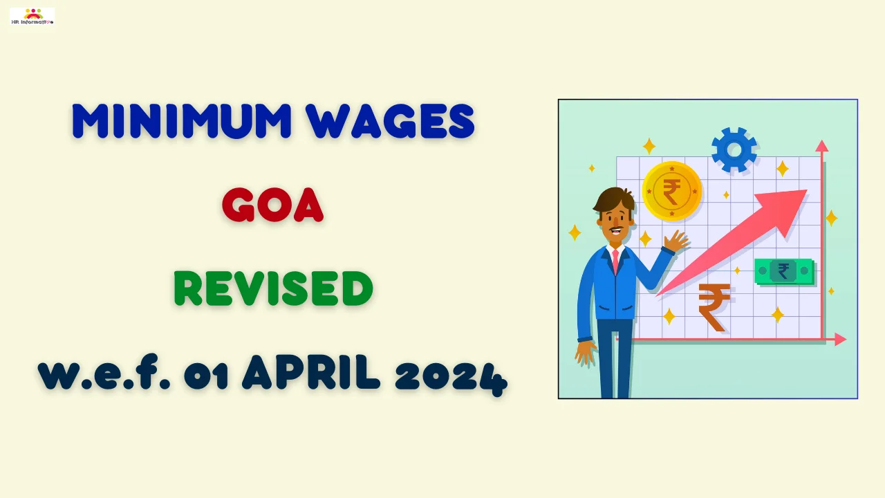 Minimum Wages Revised in Goa From April 2024 to September 2024 PDF