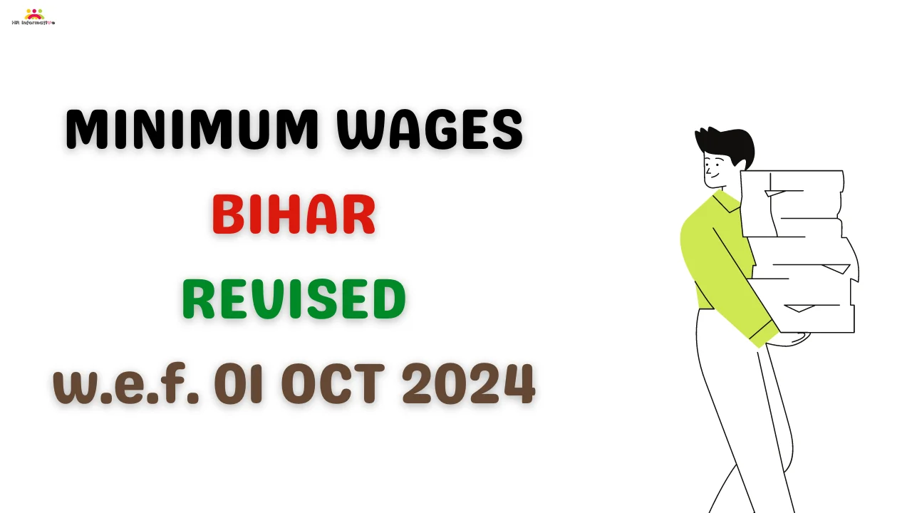 Bihar Minimum Wages Revised from October 2024