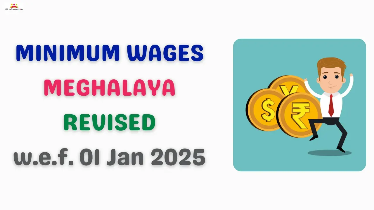 Meghalaya Minimum Wages Revised from 01 January 2025