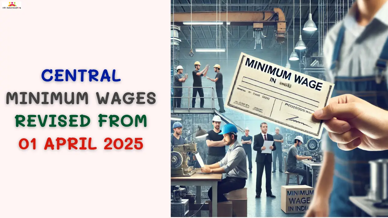 Revised Minimum Wages for Central Effective April 1, 2025 4 Revised Minimum Wages for Central Effective April 1, 2025