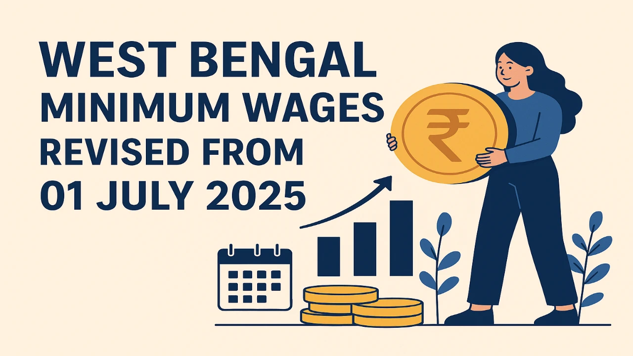 West Bengal Minimum Wages Revised from 01 July 2025