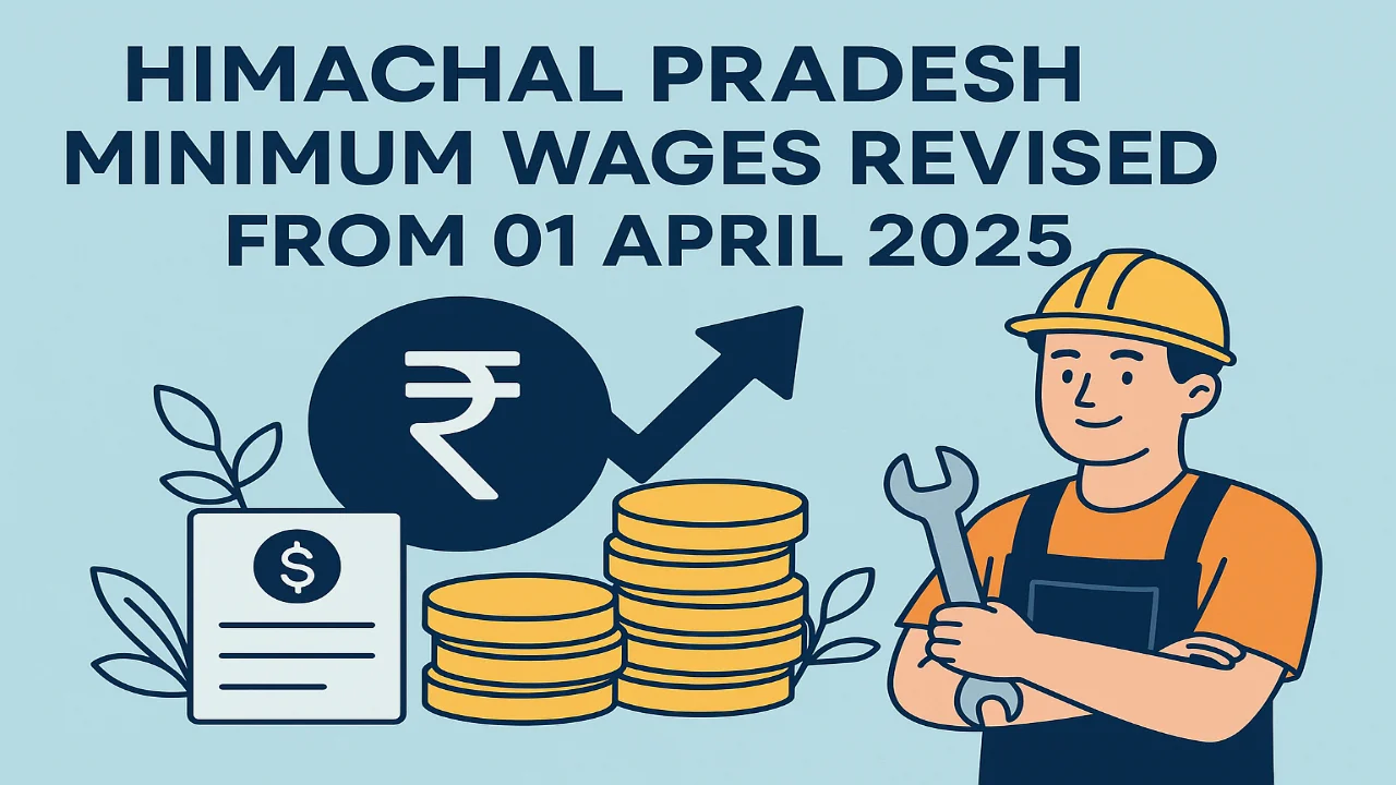 Himachal Pradesh Minimum Wages Revised from 01 April 2025
