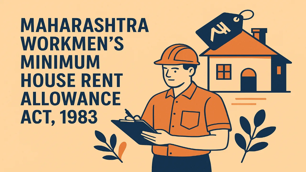 Maharashtra Workmen’s Minimum House Rent Allowance Act, 1983 – Complete ...