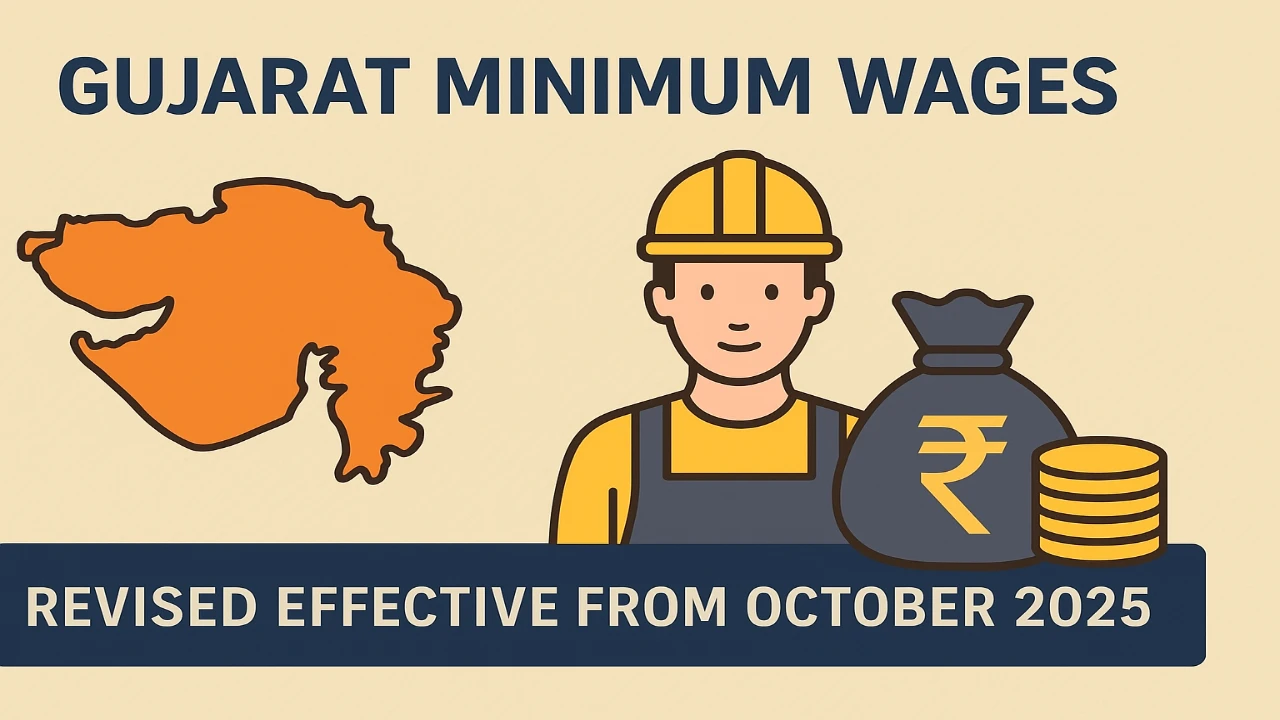 Gujarat Minimum Wages Revised Effective October 2025