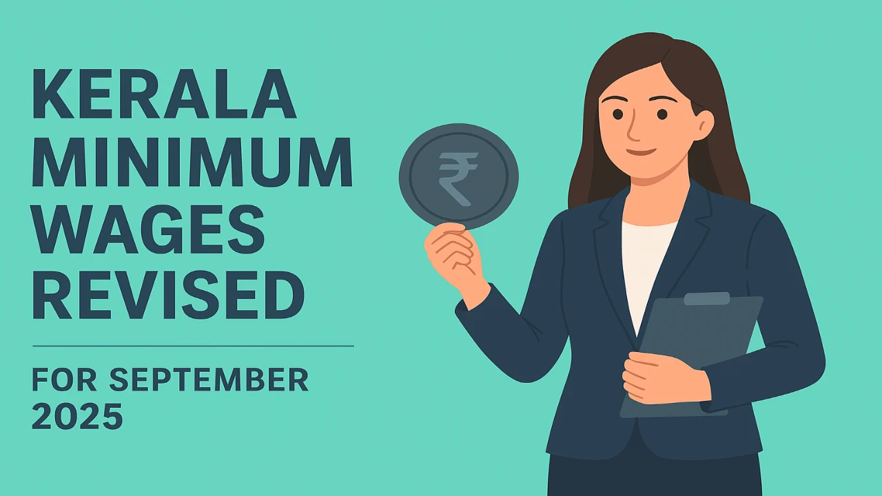 Kerala Minimum Wages Revised for September 2025