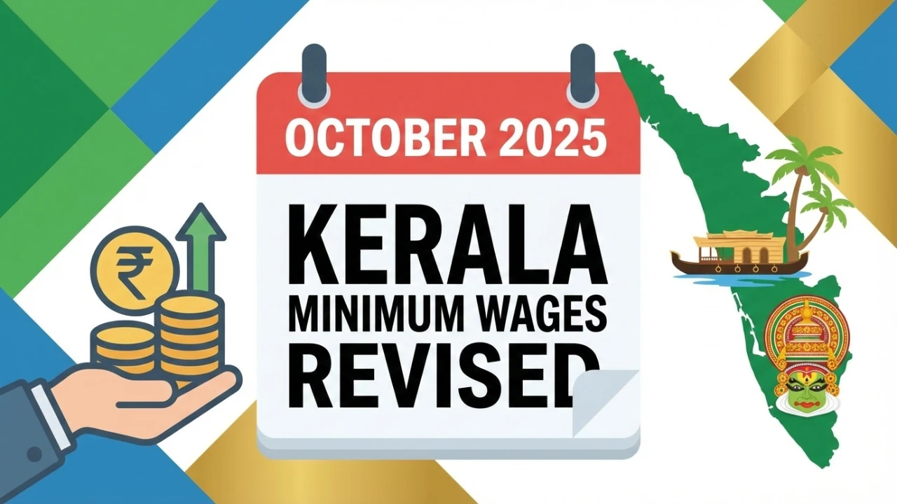 Kerala Minimum Wages Revised for October 2025