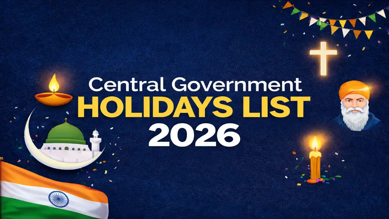 Central Government Holidays List 2026