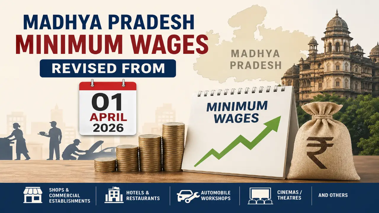 Madhya Pradesh Minimum Wages Revised from 01 April 2026