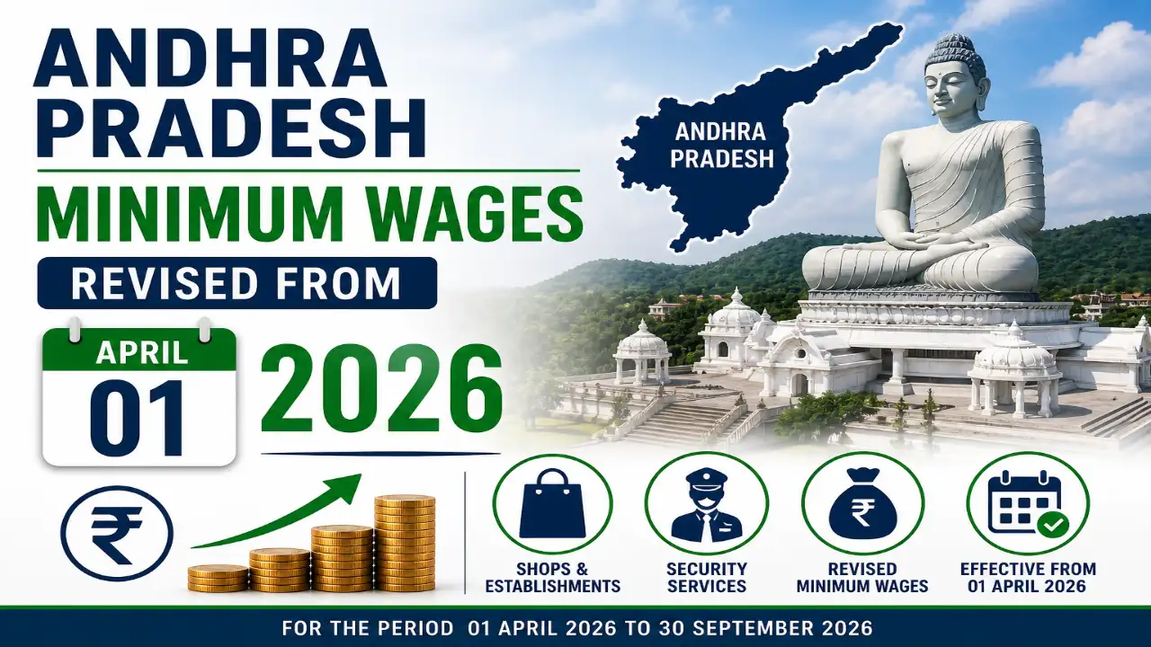 Andhra Pradesh Minimum Wages Revised from 01 April 2026