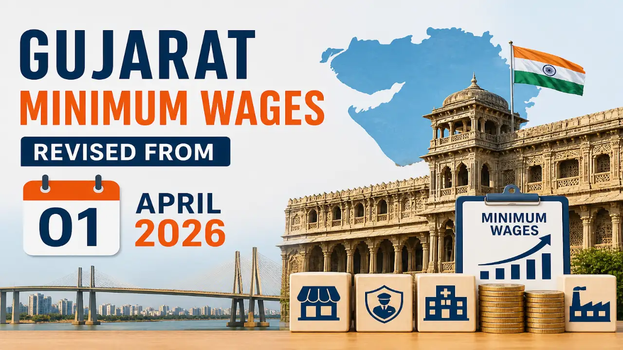 Gujarat Minimum Wages Revised from 01 April 2026