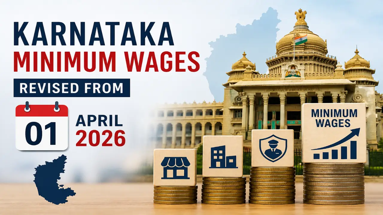 Karnataka Minimum Wages Revised from 01 April 2026
