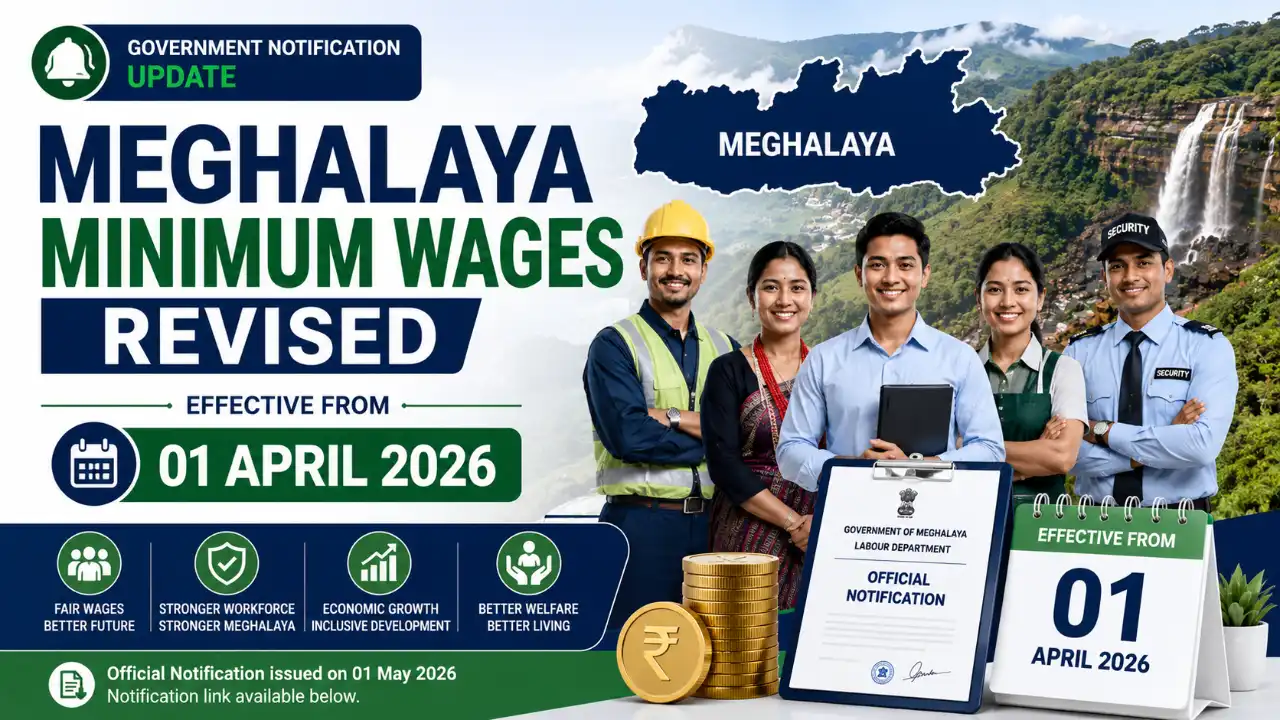 Meghalaya Minimum Wages Revised from 01 April 2026 1 Meghalaya Minimum Wages Revised from 01 April 2026