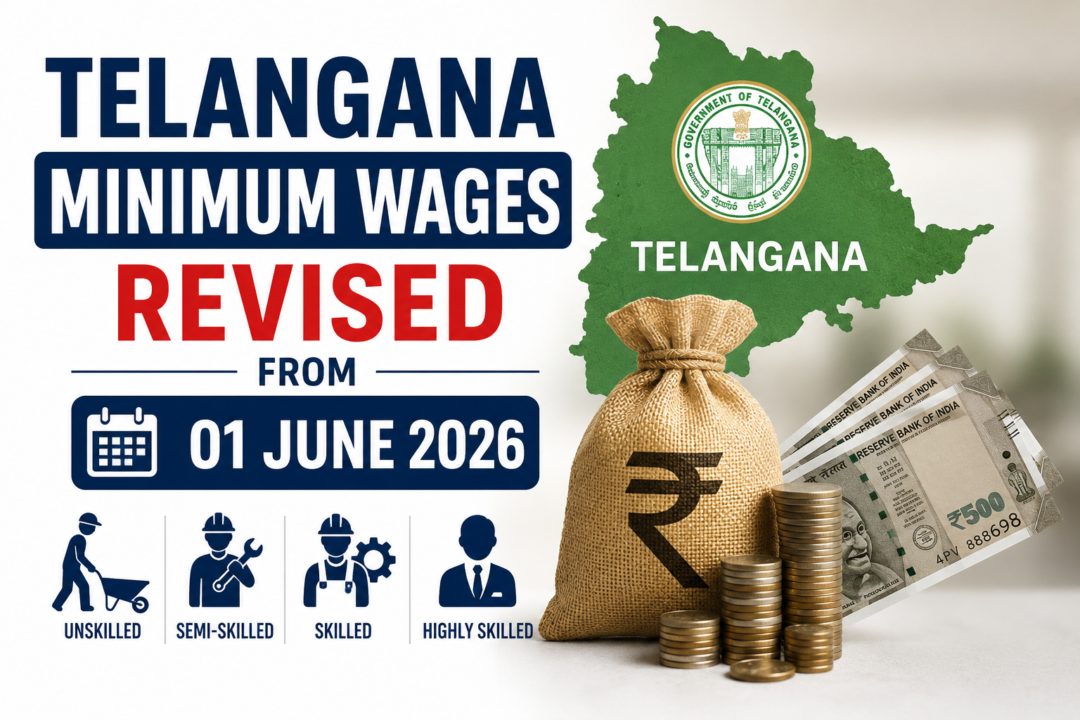 Telangana Minimum Wages Revised from 01 June 2026 1 Telangana Minimum Wages Revised from 01 June 2026