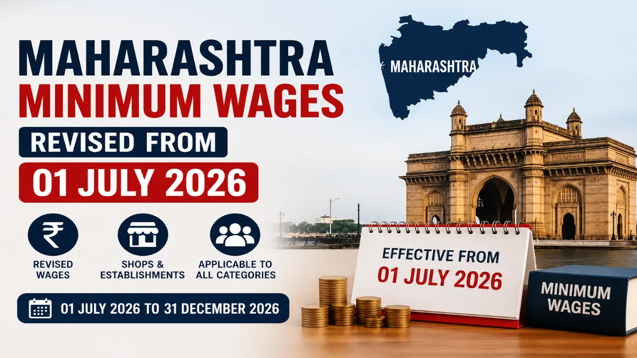 Maharashtra Minimum Wages Revised from July 2026 1 Maharashtra Minimum Wages Revised from July 2026