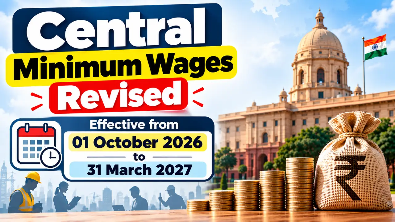 Central Minimum Wages Revised from 01 October 2026