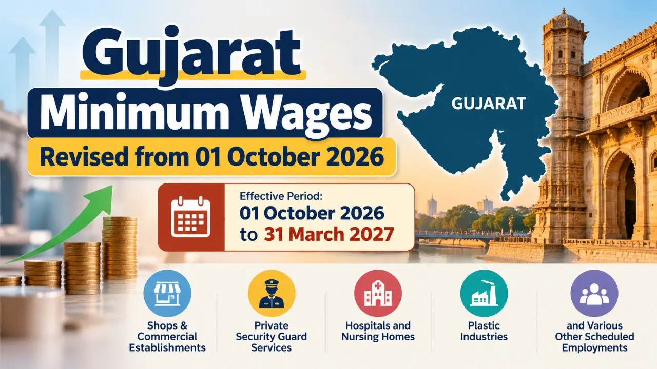 Gujarat Minimum Wages Revised from 01 October 2026 1 Gujarat Minimum Wages Revised from 01 October 2026