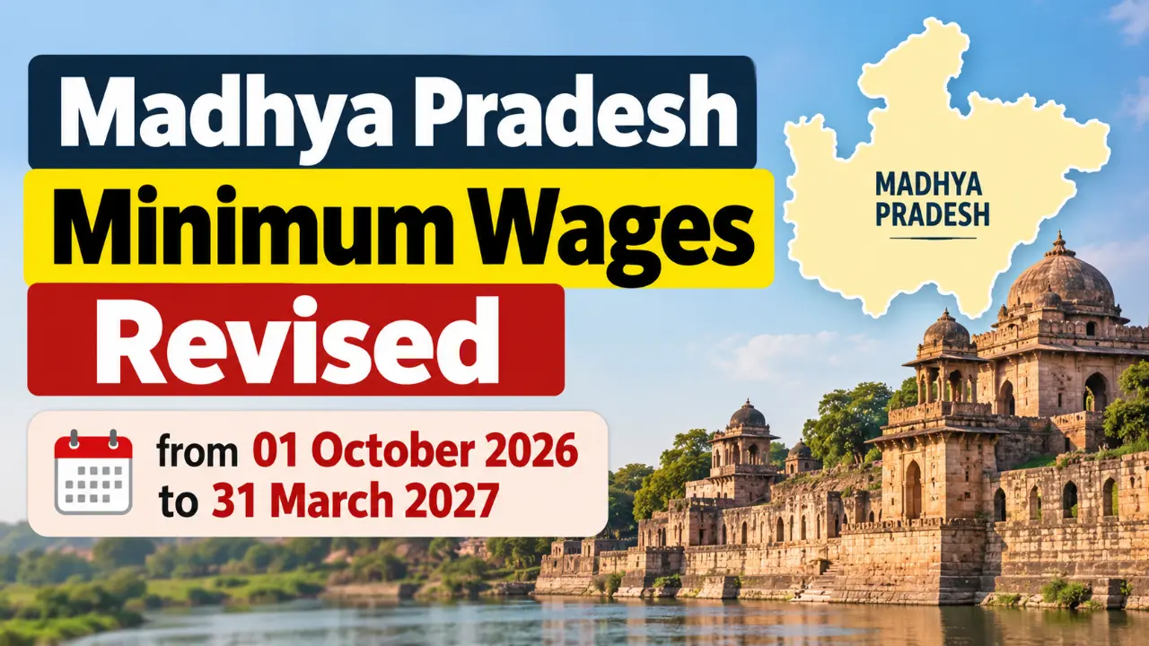Madhya Pradesh Minimum Wages Revised from 01 October 2026 1 Madhya Pradesh Minimum Wages Revised from 01 October 2026
