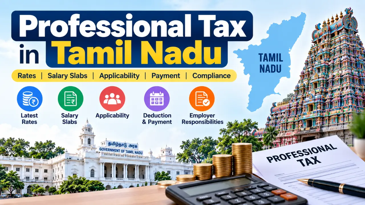 Professional Tax in Tamil Nadu: Rates, Salary Slabs, Applicability and Payment 1 Professional Tax in Tamil Nadu - Rates, Salary Slabs, Applicability and Payment