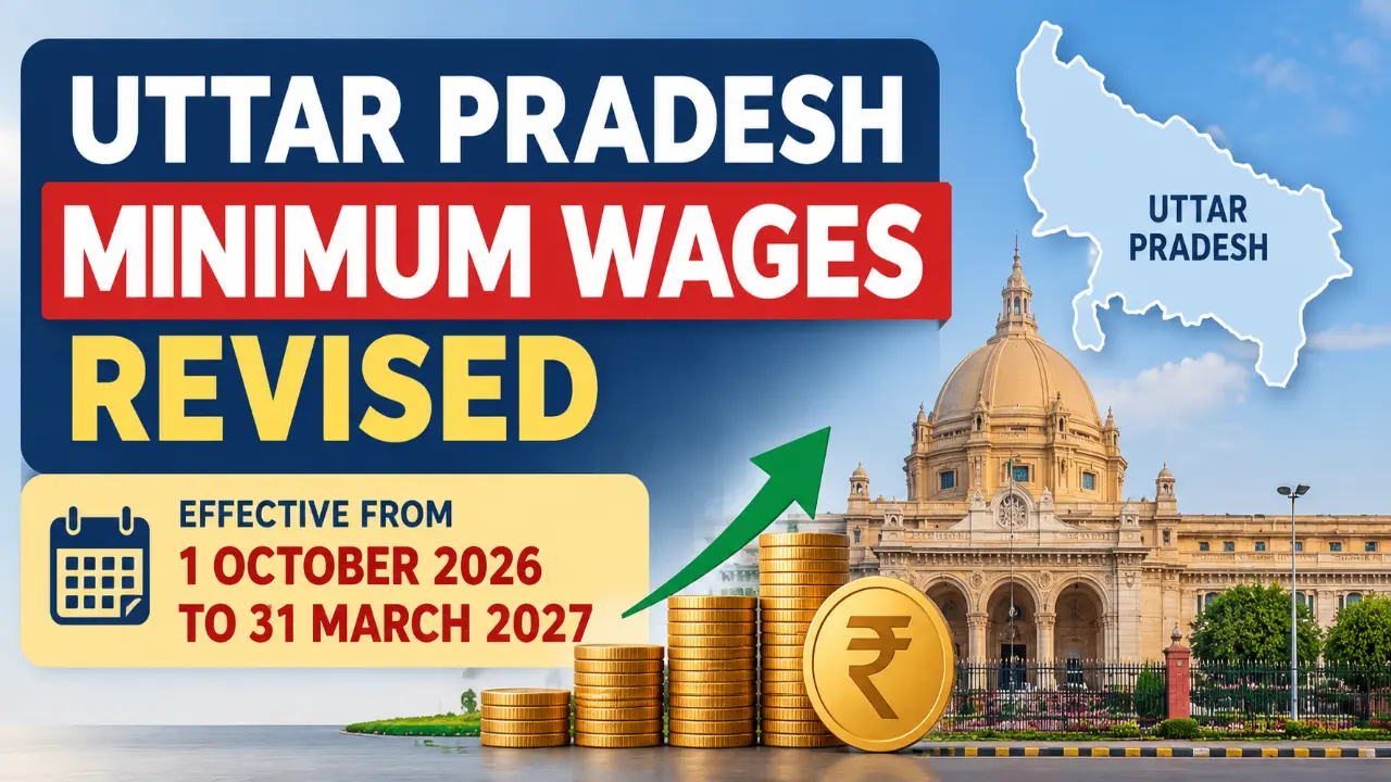 Uttar Pradesh Minimum Wages Revised from 01 October 2026
